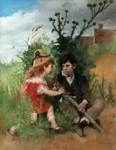 Hell-Dunkel von Carl Larsson
